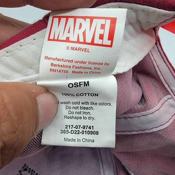 Spidey And His Amazing Friends Adults OSFM Red Hat Cap Spider Man Casual - Picture 9 of 10